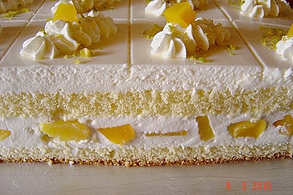 Quark - Pfirsich - Sahne - Torte 18