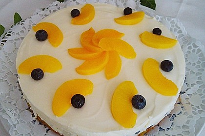 Quark - Pfirsich - Sahne - Torte 23