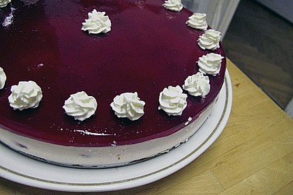 Quark - Pfirsich - Sahne - Torte 25