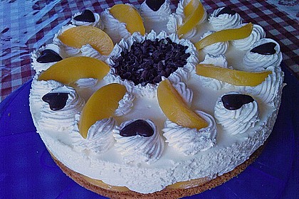 Quark - Pfirsich - Sahne - Torte 27