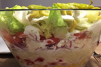 Uschis griechischer Schichtsalat 1