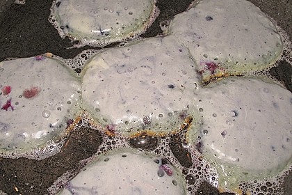 Buttermilch - Pfannkuchen mit Blaubeeren 3