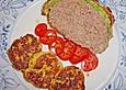 Hackbraten mit Wirsing und K&auml;sekruste