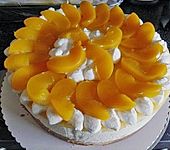Pfirsich - Vanille - Torte (Bild)