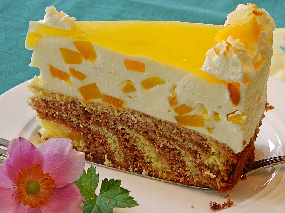 Pfirsich - Vanille - Torte (Rezept mit Bild) von sandy07 | Chefkoch.de