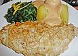 Rotbarschfilet in Mandelkruste