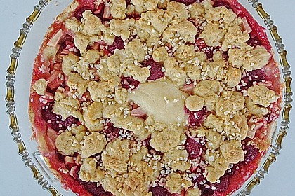Apfel - Pie mit Himbeeren