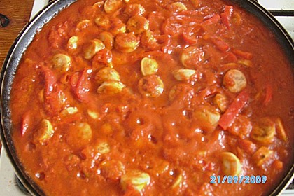 Currywurstpfanne