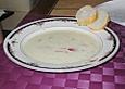 Kartoffelsuppe mit feiner Basilikumnote