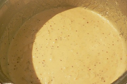 Penne mit gr&uuml;nen Bohnen in einer Sahne - Senf - So&szlig;e 2