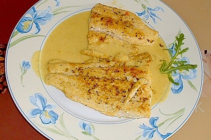 Pangasiusfilet in Sesam mit Currycreme