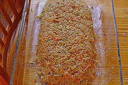Grünkernrolle mit Paprikasoße 11