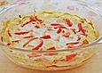Paprika - Reis - Auflauf mit Fischfilet