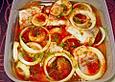 Eingelegte Heringe mit Tomate