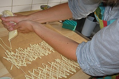 Schokoladendekoration f&uuml;r Torten oder Dessert 11