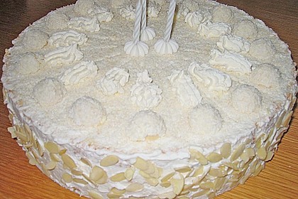 Pfirsich - Raffaello - Torte 8