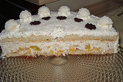 Pfirsich - Raffaello - Torte 11