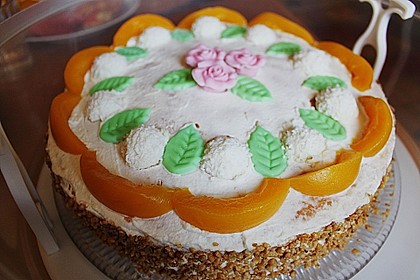 Pfirsich - Raffaello - Torte 5