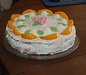 Pfirsich - Raffaello - Torte (Bild)