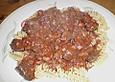 Hirschgulasch a la Papa