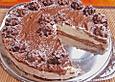 Frischk&auml;setorte mit Mandellik&ouml;r - Pralinen