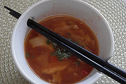Asiatische Kohlsuppe 7