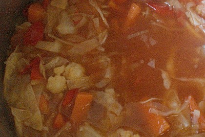 Asiatische Kohlsuppe 8