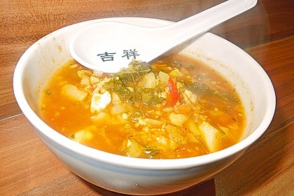 Asiatische Kohlsuppe 6
