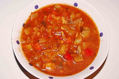 Asiatische Kohlsuppe 1