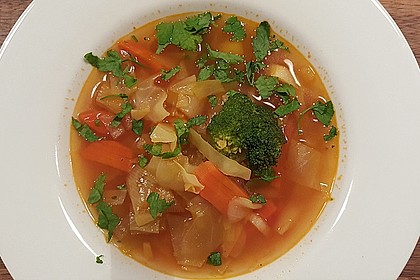 Asiatische Kohlsuppe 2
