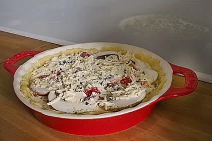 Pikante Kirschtomaten - Tarte 7