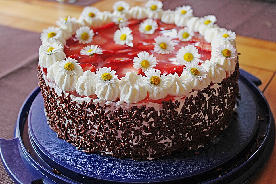 Erdbeer torte mit löffelbiskuit Rezepte | Chefkoch.de