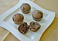 Chocolate Muffins  mit Rumrosinen