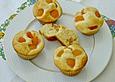 Zitronen - Muffins  mit Aprikosen
