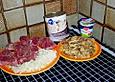 Schweinefilet in Champignoncremsuppe