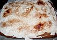 Leckerer Bananen - Sahne - Kuchen auf dem Blech