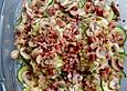 Zander mit Champignons und Speck