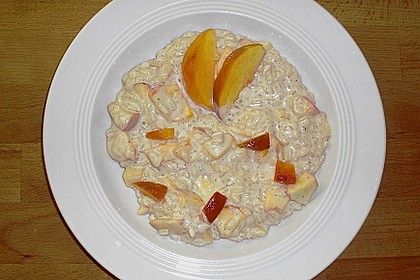Vanillerisotto mit Pfirsich 1