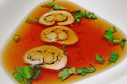 Kaninchen - Spargel - Rouladen mit B&auml;rlauch 3