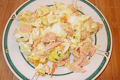 Rührei mit Räucherlachs 30