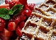 Erdbeerwaffeln