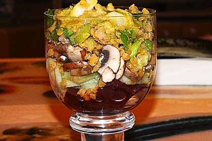 Warmer Linsensalat nach Oma 2