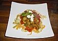 Bandnudeln mit Zucchini - Tomaten - So&szlig;e