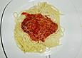 Spaghetti mit Fleischkl&ouml;&szlig;chen