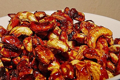 Knusprige, s&uuml;&szlig; - scharfe Cashewkerne 1