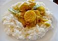 Rotes Bananen - Curry mit Pute
