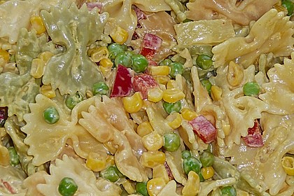 Bunter exotischer Nudelsalat 1