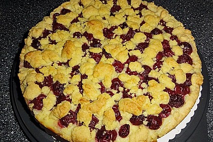 Kirschkuchen mit Streuseln 9