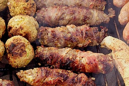 Cevapcici (Hackw&uuml;rstchen) im Speckmantel 1