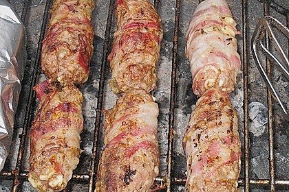 Cevapcici (Hackw&uuml;rstchen) im Speckmantel 3